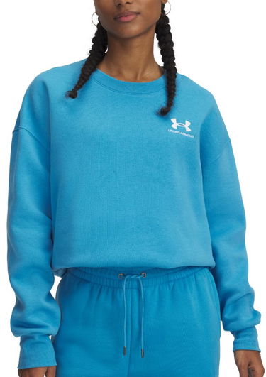 Sweatshirt Under Armour Under Armour Icon Fleece Crew Sweatshirt Blå | 1379475-452, 0