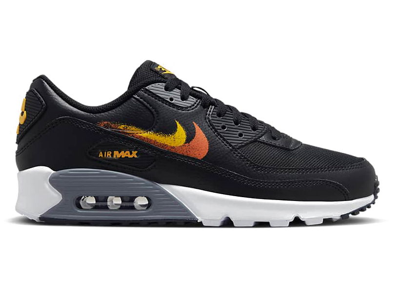Sneakers och skor Nike Air Max 90 Black University Gold Svart | FJ4229-001, 0