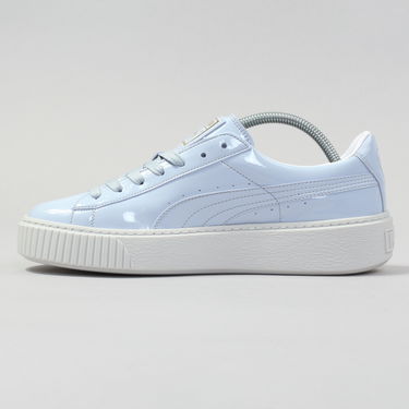 Sneakers och skor Puma Basket Platform Patent Wn's oatmeal - oatmeal Blå | 363314 02, 1