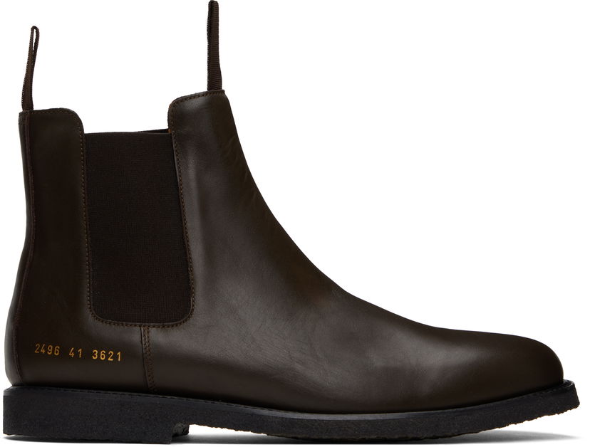 Kläder Common Projects Common Projects Classic Chelsea Boots Brun | ARTICLE 2496