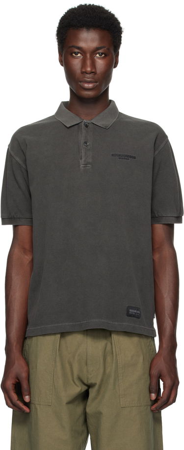Polotröja Neighborhood Neighborhood Pigment Dyed Short Sleeve Polo Grå | 251FPNH-CSM14, 0
