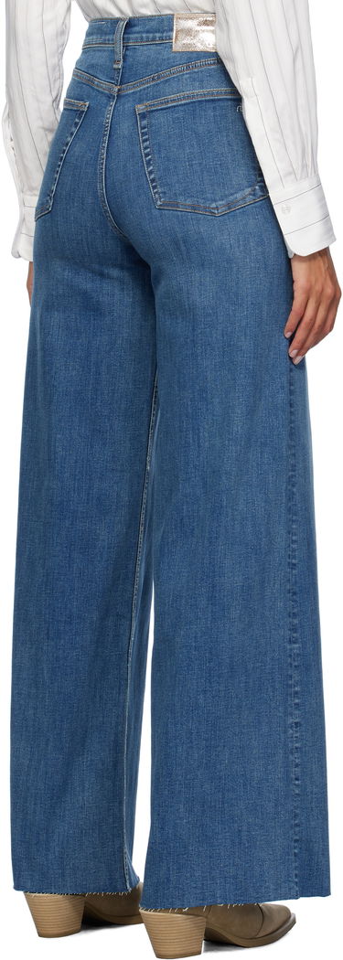 Jeans rag & bone Rag & Bone Flexi Sofie Wide-Leg Jeans Blå | WDD24F2952FUWI, 2