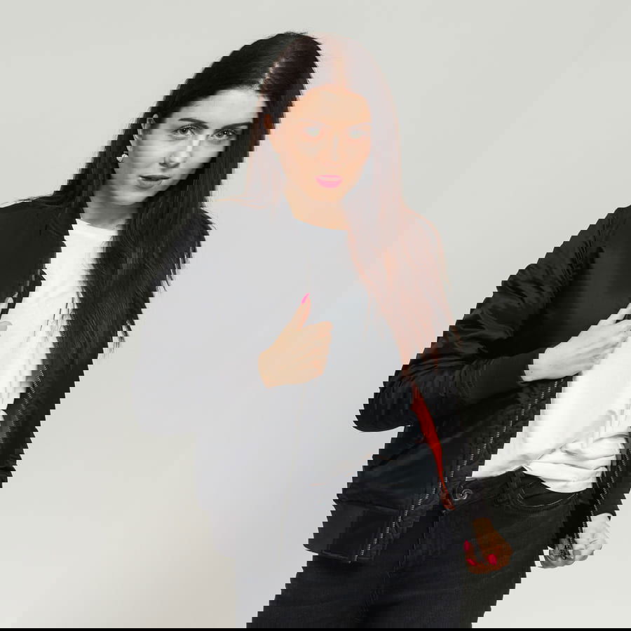 Bomberjacka Urban Classics Ladies Basic Bomber Jacket Svart | TB807-Black, 0