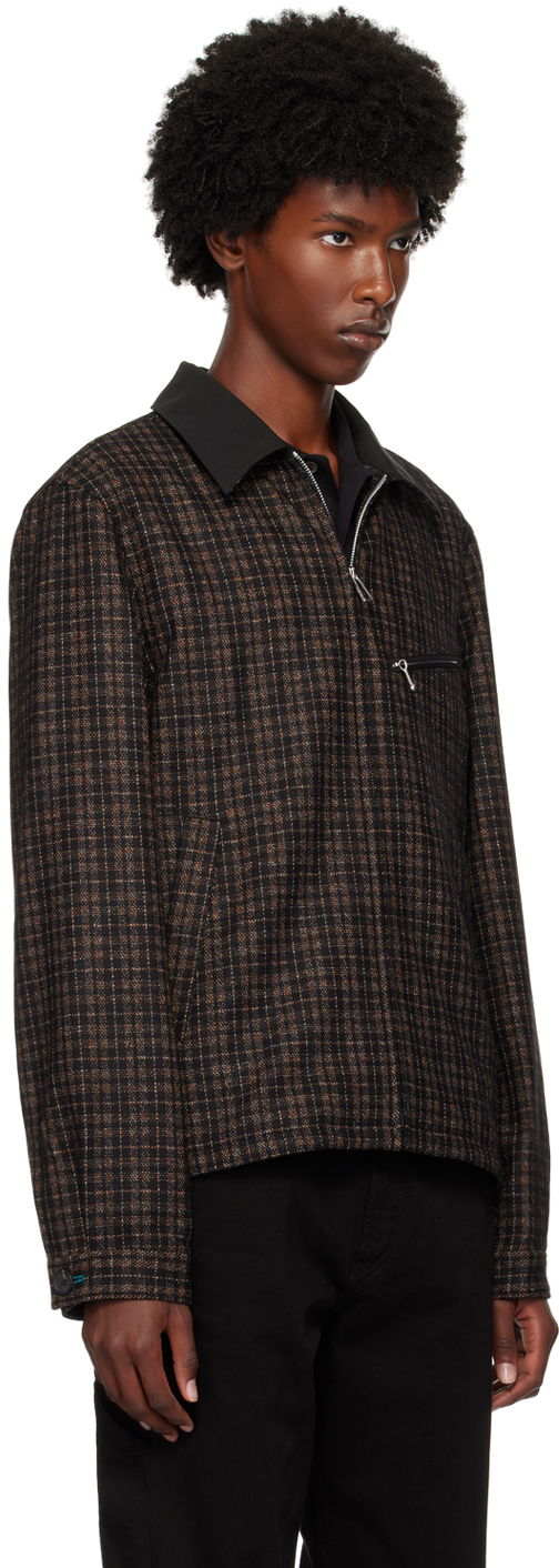 Jacka Paul Smith PS Paul Smith Check Zip Jacket Brun | M2R-022Z-N22095-79, 1