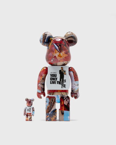 Samlarobjekt Medicom Toy BE@RBRICK 007 YOU ONLY LIVE TWICE 100% & 400% Set Röd | MT_0046, 2