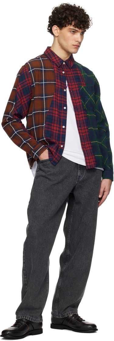 Skjorta Dime Triple Plaid Shirt Flerfärgad | DIMEHO249MUL, 3