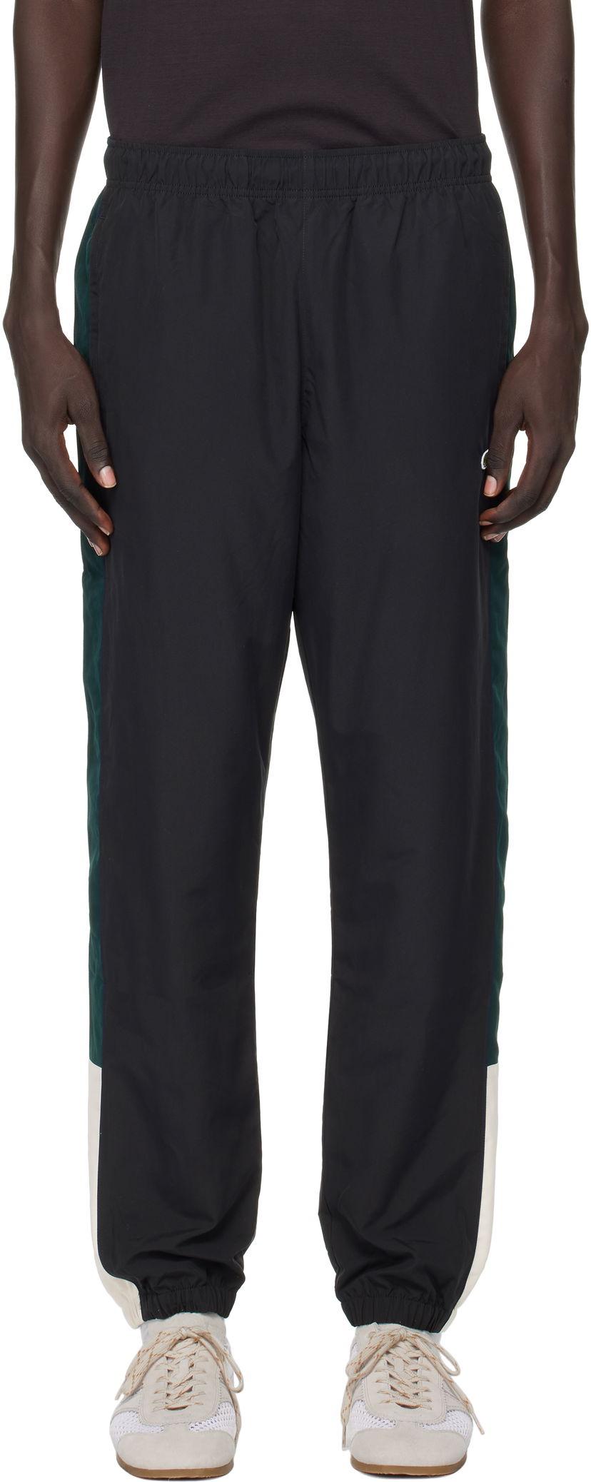 Träningsbyxor Lacoste Lacoste Color Block Track Pants Svart | XH5140_6XH
