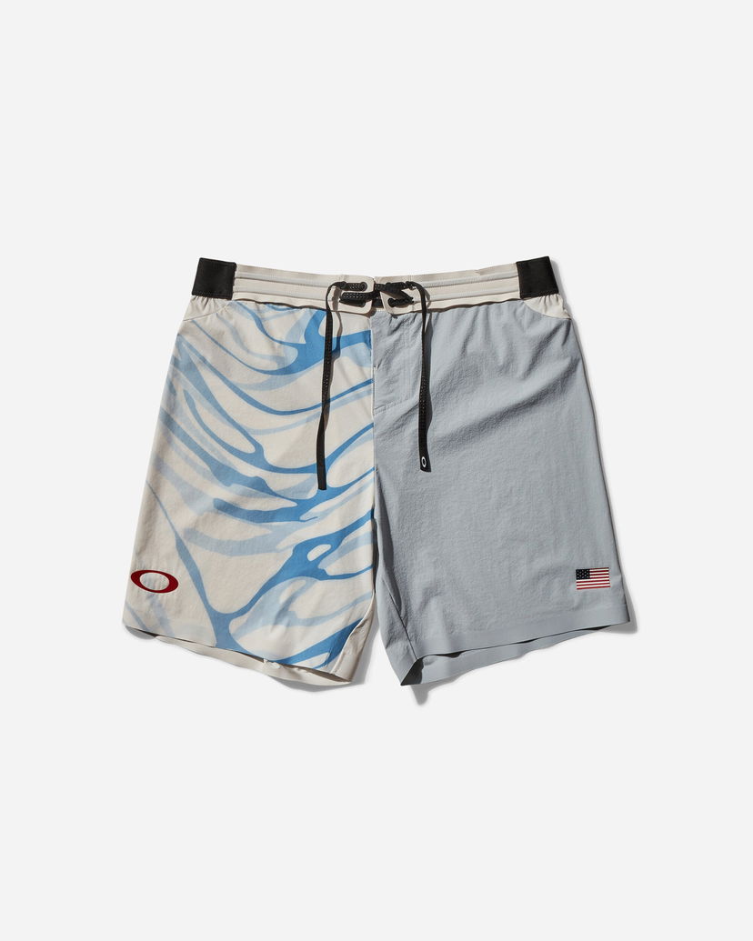 Badkläder OAKLEY Team USA Surfing 2-in-1 Boardshorts Grå | FOA407813 23B