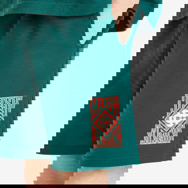 Shorts Casablanca Casablanca Gothic Logo Sweat Shorts, Size Large Grön | MS25-JTR-003-02, 5