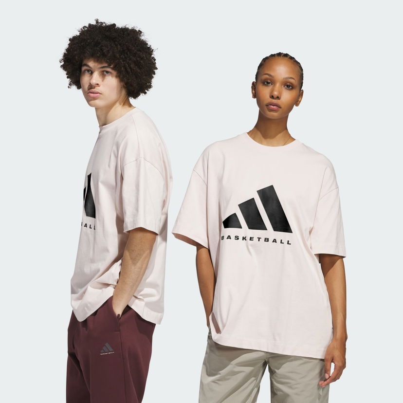 T-shirt adidas Performance Basketball T-Shirt Rosa | JD6129