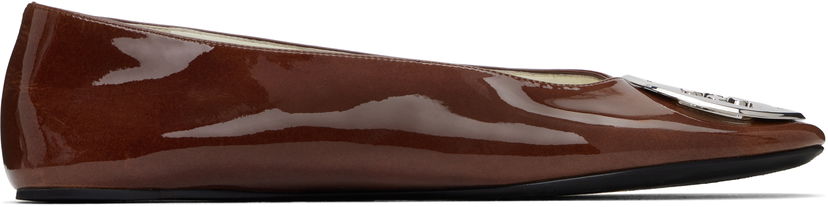 Kläder Tory Burch Tory Burch Reva Ballerina Flats Brun | 173536-200