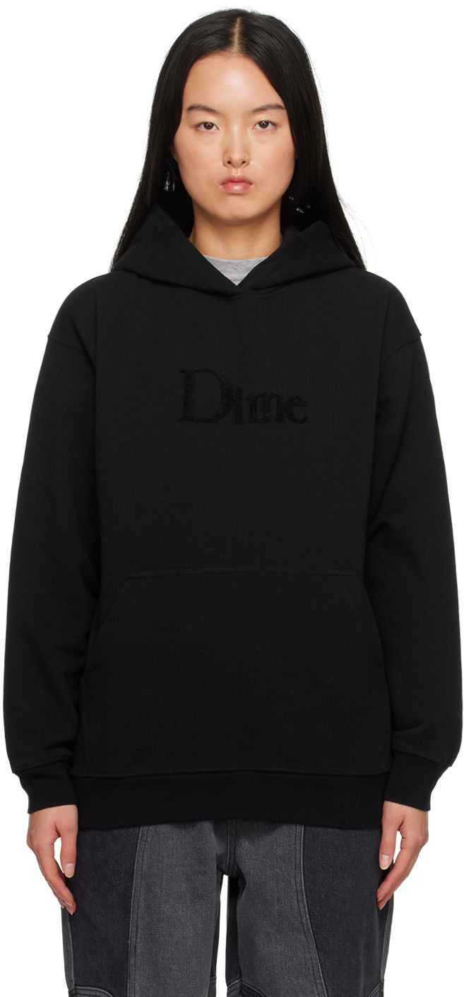 Sweatshirt Dime Classic Hoodie Svart | DIME23D2F12BLK, 0