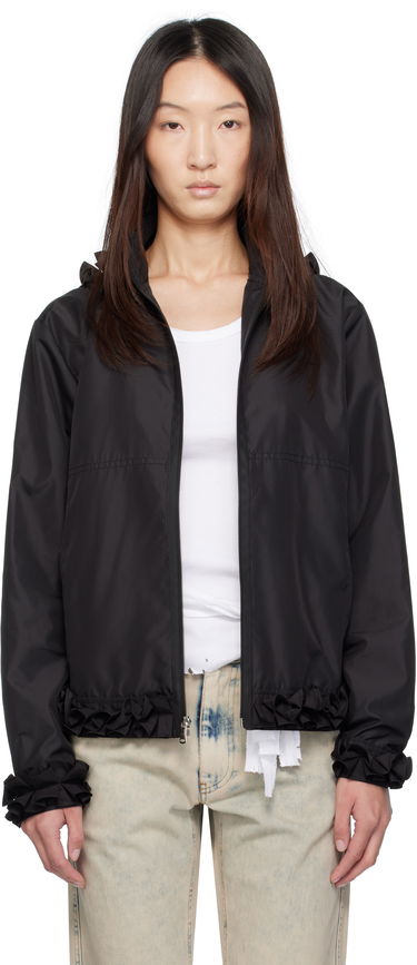Jacka Coperni Coperni Pleated Ribbon Jacket Svart | COPOW43F3037, 0