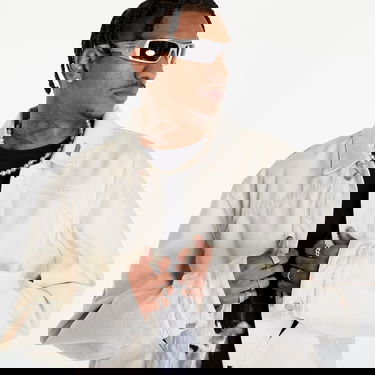 Jacka HELIOT EMIL Equisetum Cutout Denim Jacket Vit | HE_M_02_087_ST18, 1