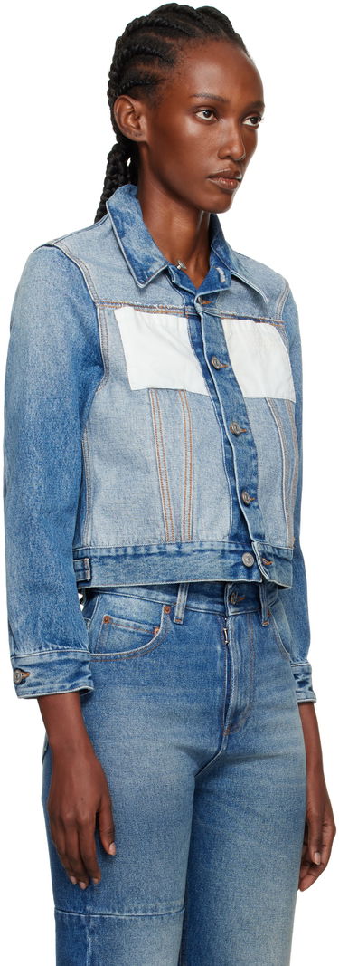 Jacka Maison Margiela MM6 Maison Margiela Reversed Denim Jacket Blå | S52AM0328 M30018, 1