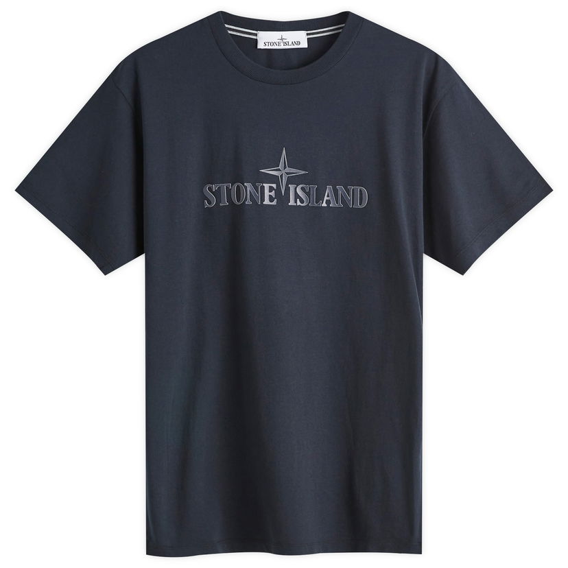 T-shirt Stone Island Logo T-Shirt Mörkblå | 81152NS80-V0020