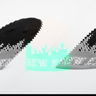 Mössa New Era Knit Thin Flame Skull Knit Island Green Universal Grön | 60565453, 0