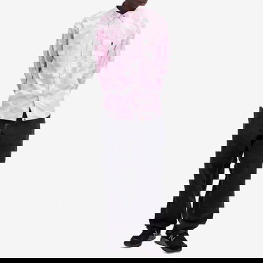 Skjorta BAPE Bathing Ape Camo Button Down Shirt Rosa | 001SHK801003M-PNK, 4