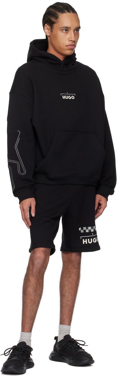 Shorts BOSS Hugo Racing Print Shorts Svart | 50531759, 3