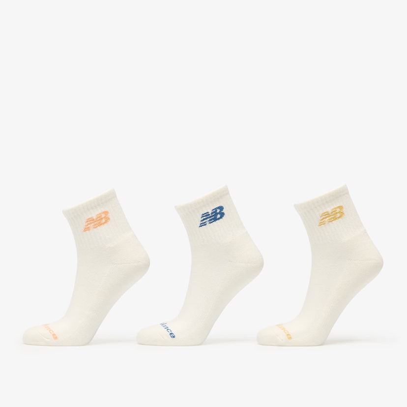 Strumpor New Balance New Balance Everyday Ankle Socks 3-Pack Vit | LAS51303SST