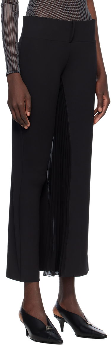 Byxor Courrèges Courrèges Infinity Pleats Jersey Trousers Svart | 225JPA325JS0220, 1