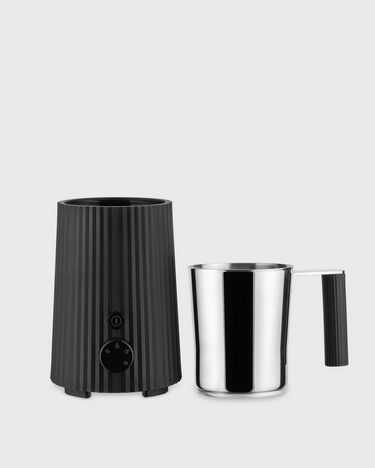Gadget Alessi PLISSE Electric Milk Frother Svart | MDL13-B, 1