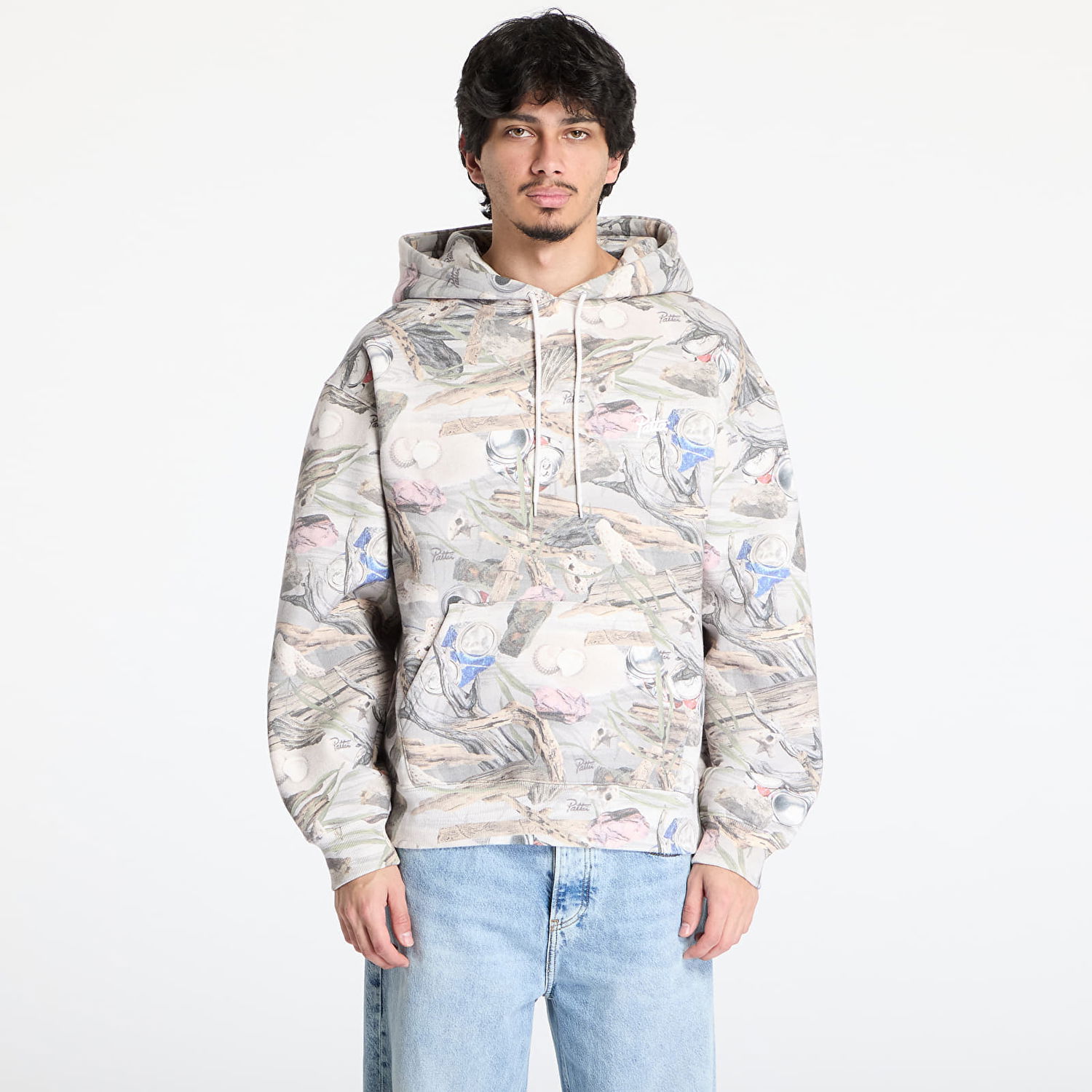 Sweatshirt Patta Patta Beach Print Boxy Hoodie Flerfärgad | POC-SS25-2050-325-0020-084, 0