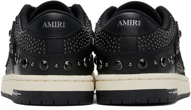 Sneakers och skor AMIRI AMIRI Crystal Studded Skel Top Low Svart | AMFOSR1170, 1
