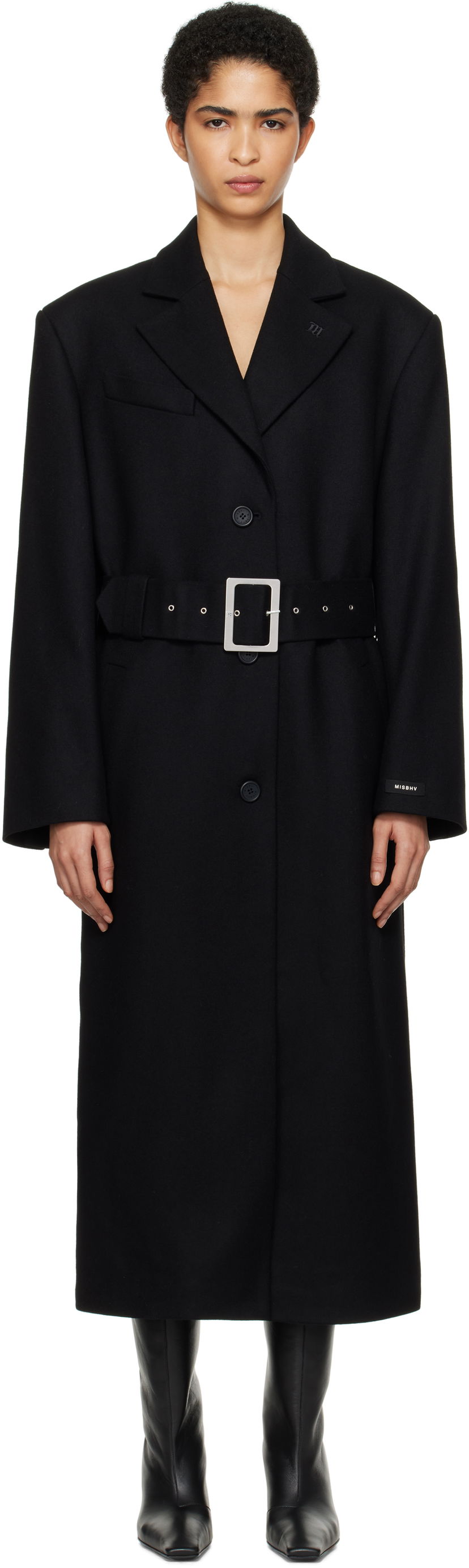 Rockar MISBHV Wool Long Coat Svart | 241W409