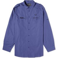 Skjorta Fred Perry Raf Simons x Oversized Uniform Shirt Mörkblå | SM6514-139, 1