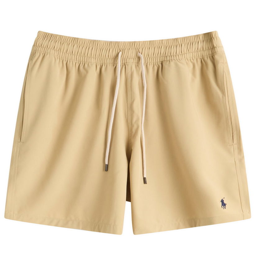 Badkläder Polo by Ralph Lauren Ralph Lauren Traveller Swim Shorts, Size Large Beige | 710957782-BEI