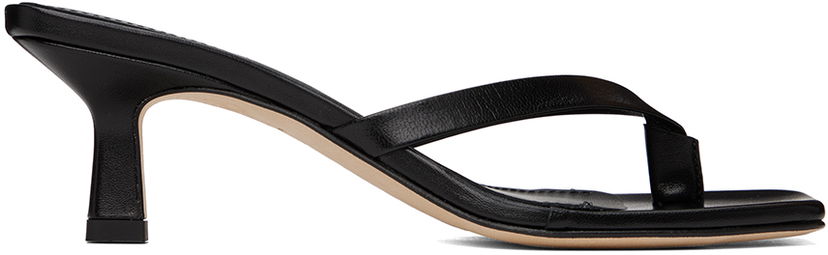 Skovård Aeyde Aeyde Wilma Heeled Thong Sandals Svart | A11-HS-ADRS55CI-0221-800-007
