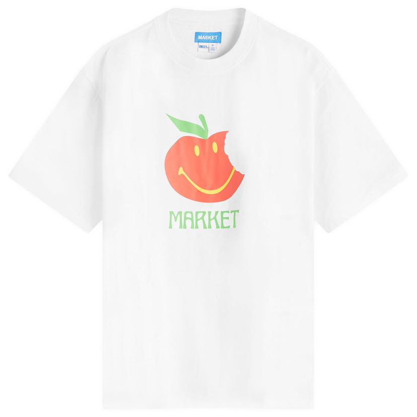 T-shirt MARKET Smiley Honeycrisp Graphic Tee, Size Large Vit | 399002180-WHT
