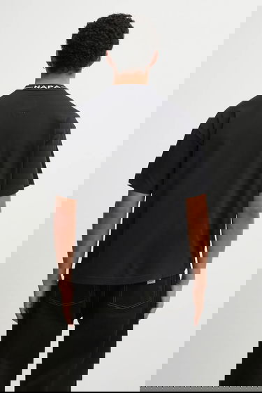 T-shirt Napapijri T-Shirt Napapijri x Martine Rose Rose Print Svart | NP0A4I569411, 2