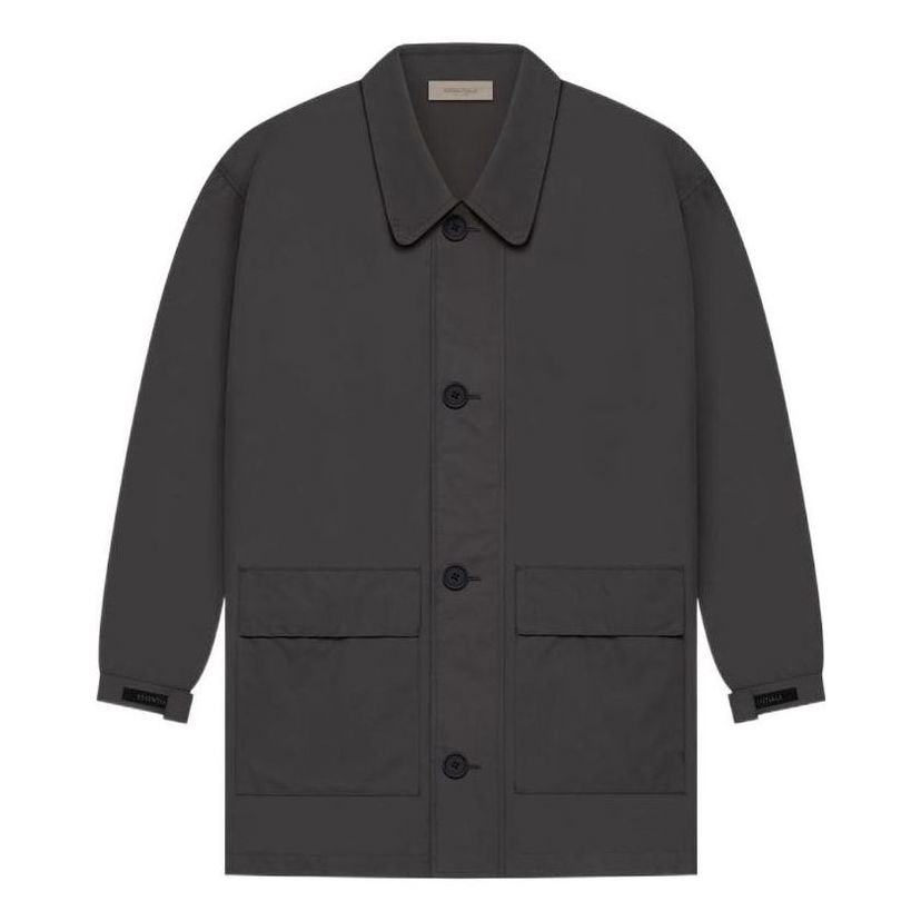 Jacka Fear of God Essentials Barn Jacket Svart | FOG-SS22-239