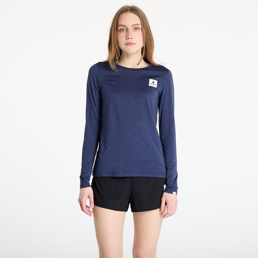 T-shirt Saysky SAYSKY Women's Clean Pace Long Sleeve T-Shirt Mörkblå | XWRLS20C2001