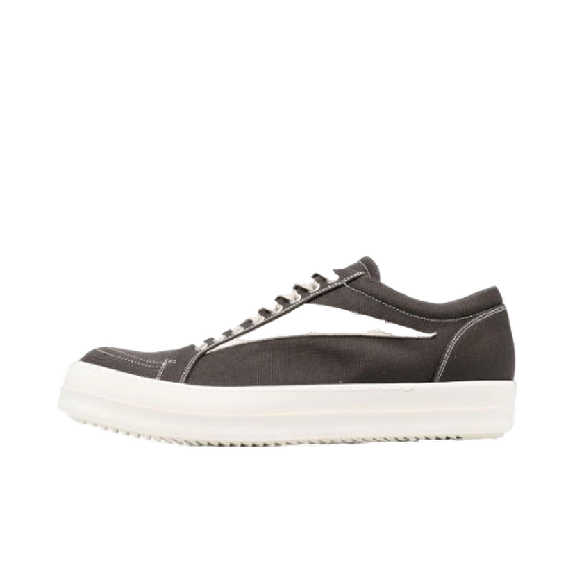 Sneakers och skor Rick Owens DRKSHDW EDFU Vintage Sneakers Taupe Grey Svart | DU01C6803DKLVS
