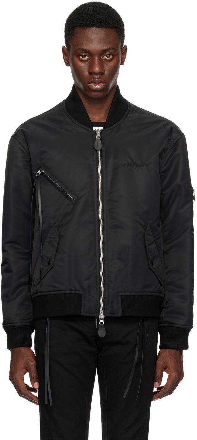 Bomberjacka Courrèges Cocoon Bomber Jacket Svart | 124CBL156NY0020