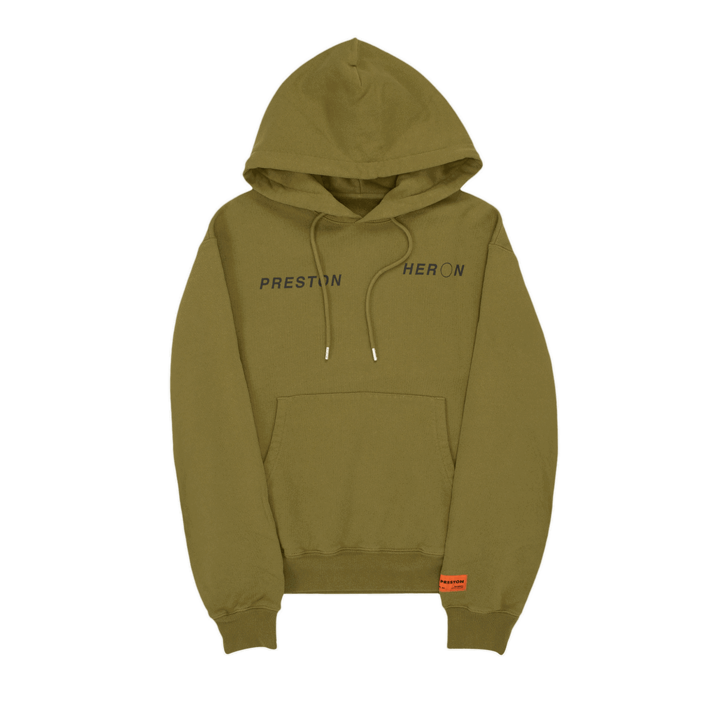 Sweatshirt HERON PRESTON HPC Inc Hoodie Grön | HMBB024F22JER0075510, 0