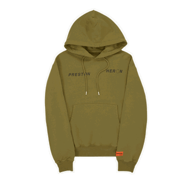 Sweatshirt HERON PRESTON HPC Inc Hoodie Grön | HMBB024F22JER0075510, 0