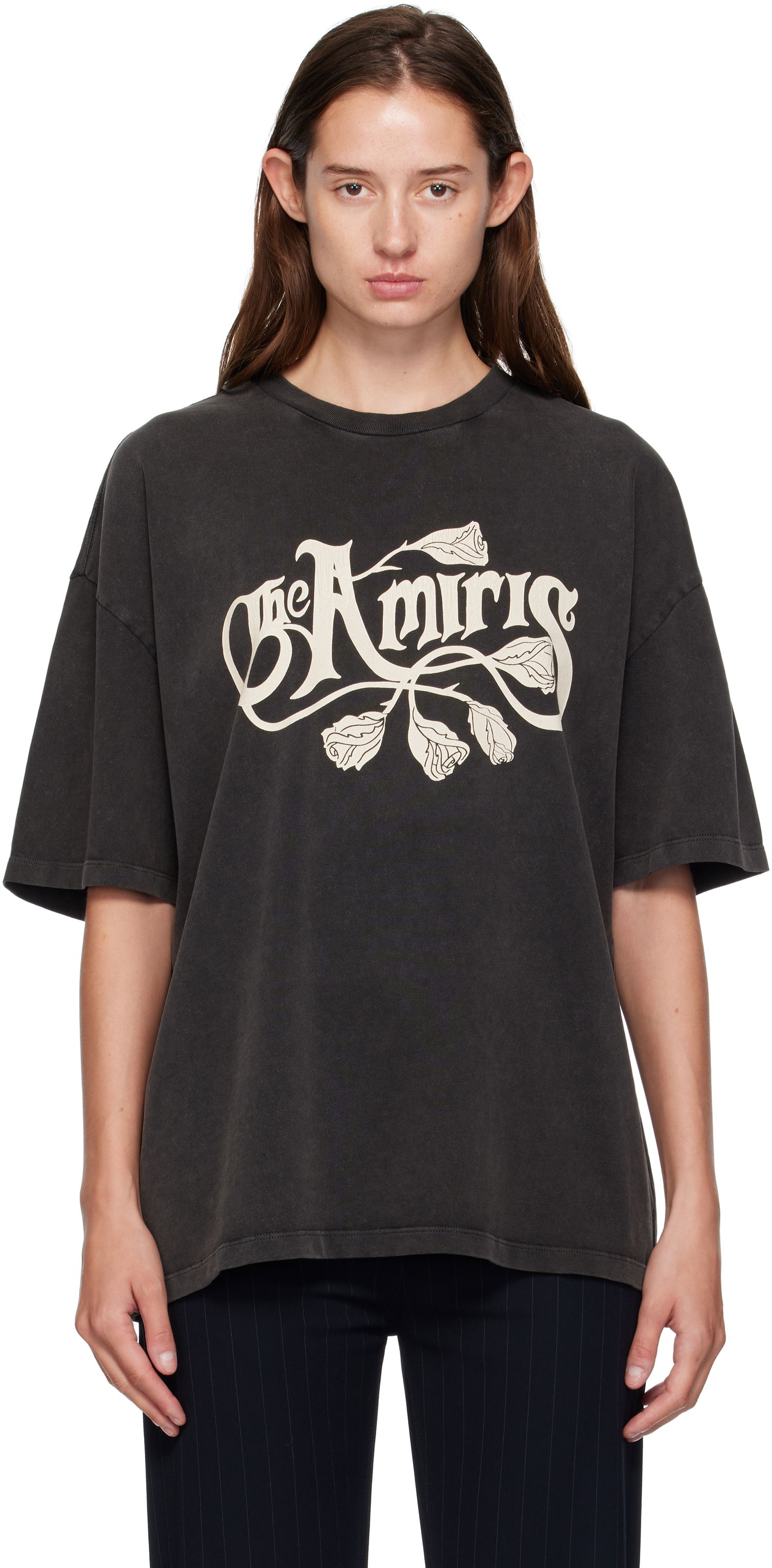 T-shirt AMIRI AMIRI 'The Amiris' Oversized T-Shirt Svart | AMJYTE1235, 0