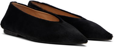Sneakers och skor Marsèll Marsell Ago Short Hair Ballerina Flats Svart | MW8160 P028, 3