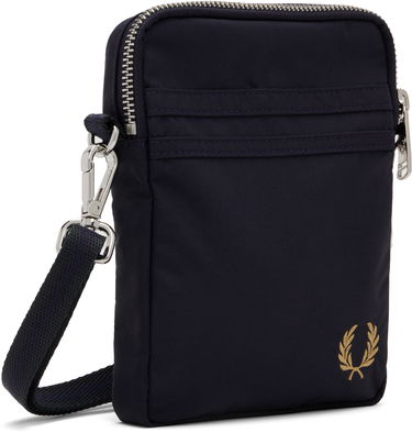 Axelväska Fred Perry Fred Perry Brentham Nylon Side Bag Mörkblå | L9263, 1