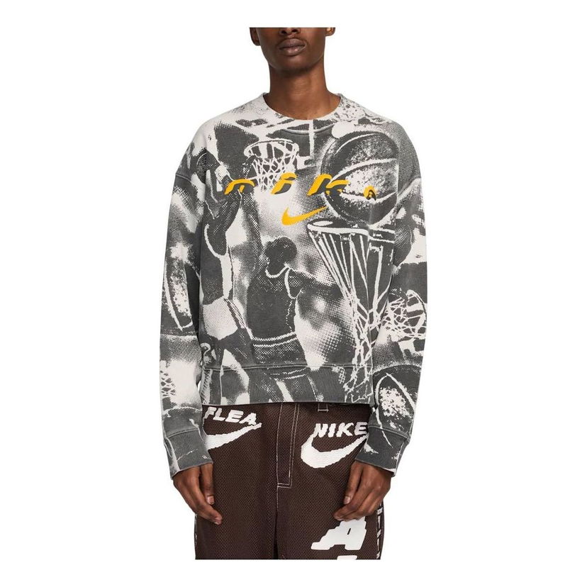 Sweatshirt Nike Cactus Plant Flea Market Hoop Crewneck Sweatshirt Grå | HJ5887-072