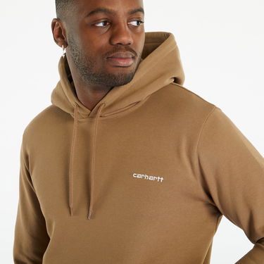 Sweatshirt Carhartt WIP Script Embroidery Hoodie Brun | I031243.1GMXX, 5