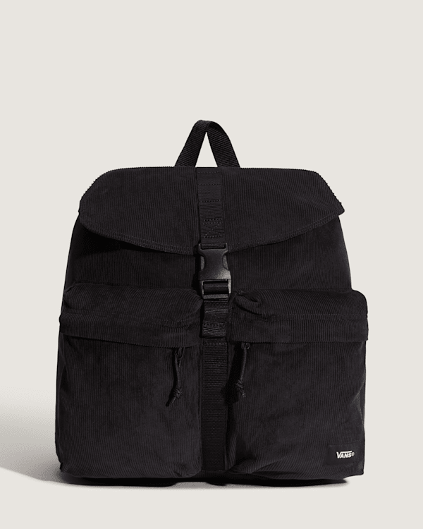 Ryggsäck Vans Scatter Corduroy Backpack Svart | VN000Q99BLK