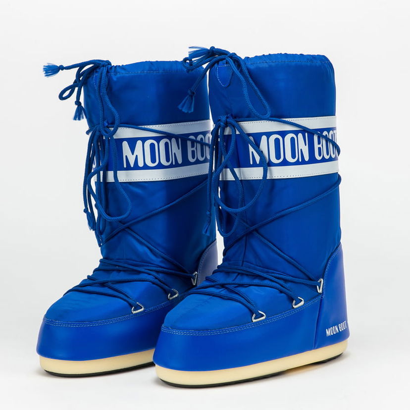 Sneakers och skor Moon Boot Nylon Electric Blue Mörkblå | 14004400 075