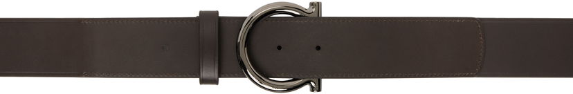 Bälten FERRAGAMO Salvatore Ferragamo Fixed Gancini Belt Brun | 780248
