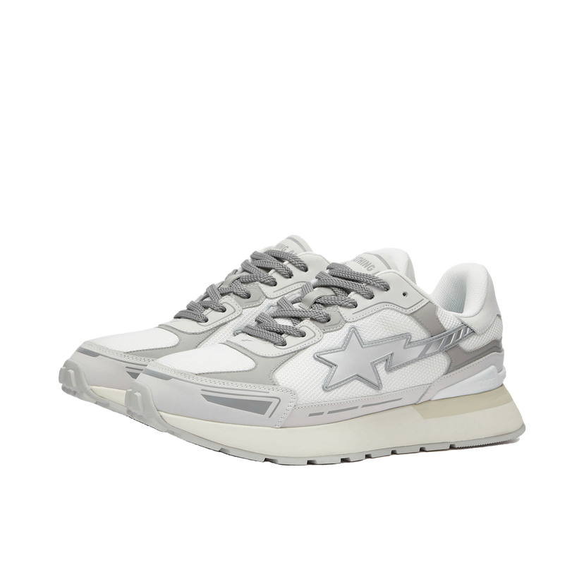Sneakers och skor BAPE A Bathing Ape Men's Road Sta Express Sneakers in White, | END. Clothing Grå | 001FWK301318M-WHT