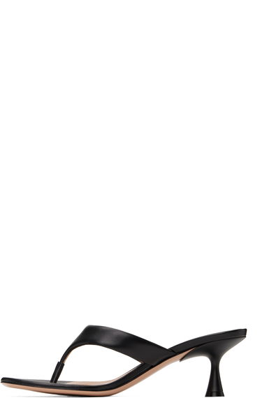 Sneakers och skor Gianvito Rossi Gianvito Rossi Ascent Thong 55 Heeled Sandals Svart | G10057-55LAC-NAP, 2